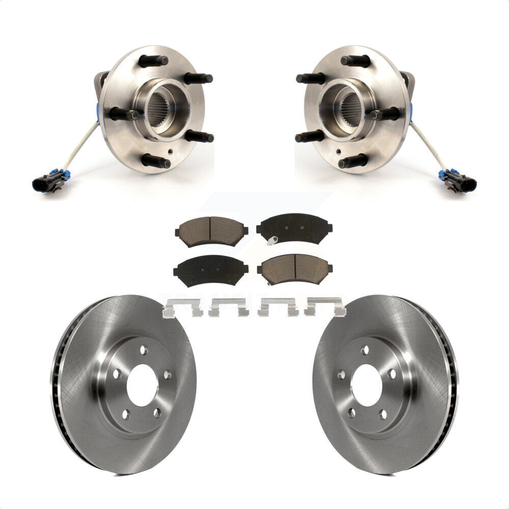 Kit de Rotor et de plaquettes de frein, roulement de moyeu avant, pour Chevrolet Impala Buick LeSabre Mont