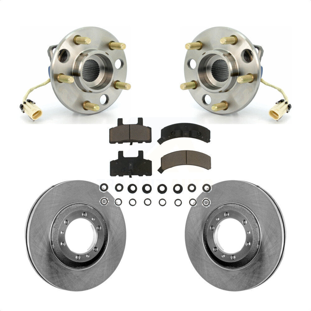 Kit de plaquettes de Rotor de frein, roulement de moyeu avant, pour Cadillac DeVille Fleetwood 60 Specia