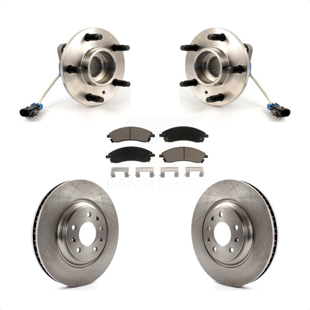 Kit de plaquettes de Rotor de frein à disque, roulement de moyeu avant, pour Pontiac Bonneville GX 2004 – 2005