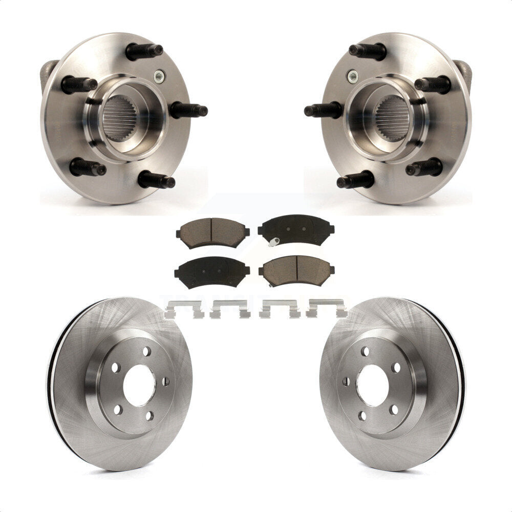 Kit de Rotor et de plaquettes de frein, roulement de moyeu avant, pour Chevrolet Impala Monte Carlo non AB