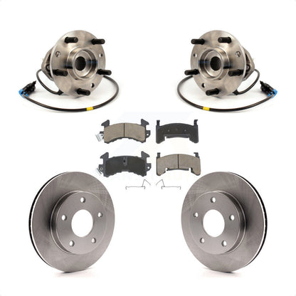 Kit de plaquettes de Rotor de frein à disque, roulement de moyeu avant, pour Chevrolet S10 GMC Sonoma 4W 1997
