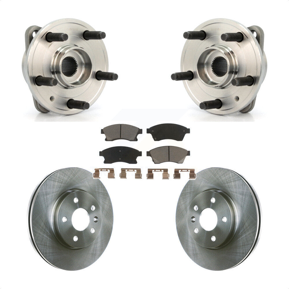 Kit de plaquettes de Rotor de frein à disque, ensemble de roulements de moyeu avant pour Chevrolet Cruze Limite