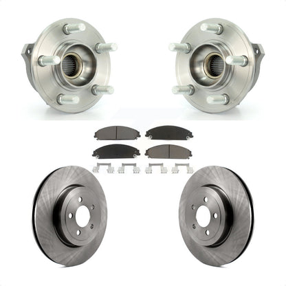 Kit de plaquettes de Rotor de frein, roulement de moyeu avant, pour Dodge Chrysler 300 Charger Challenge