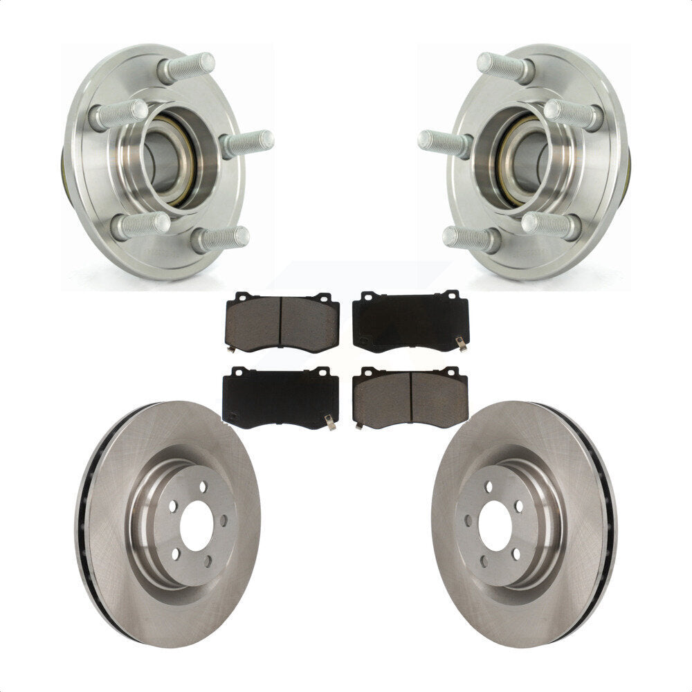 Kit de plaquettes de Rotor de frein, roulement de moyeu avant, pour Dodge Chrysler 300 Charger Challenge