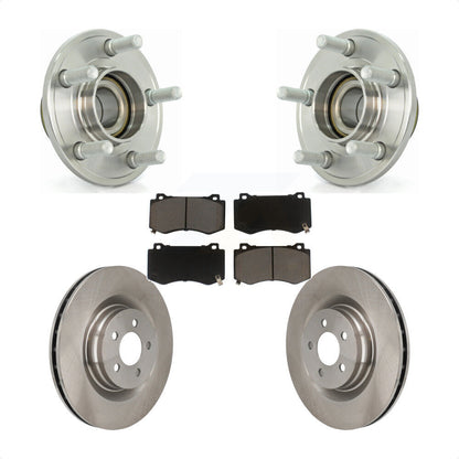 Kit de plaquettes de Rotor de frein, roulement de moyeu avant, pour Dodge Chrysler 300 Charger Challenge