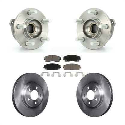 Kit de plaquettes de Rotor de frein à disque, roulement de moyeu avant, pour Dodge Charger Chrysler 300 Magnu