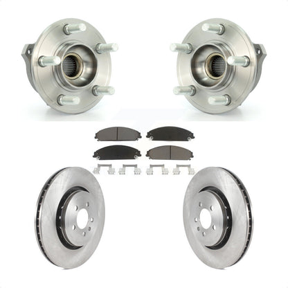 Ensemble de roulements de moyeu avant, Rotors et plaquettes de frein à disque, Kit pour Dodge Charger