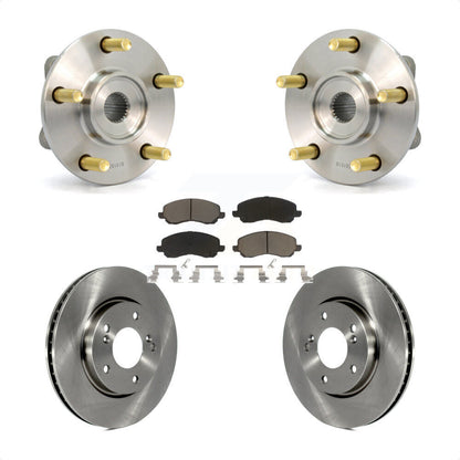 Ensemble de roulement de moyeu avant, Rotor de frein et Kit de plaquettes pour Mitsubishi Galant 2008 2.4