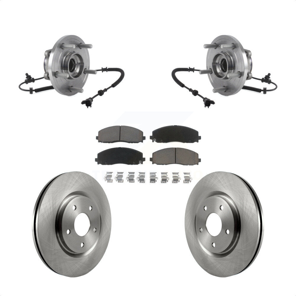 Kit de Rotor et de plaquettes de frein à disque, roulement de moyeu avant, pour Chrysler Pacifica Grand Carava
