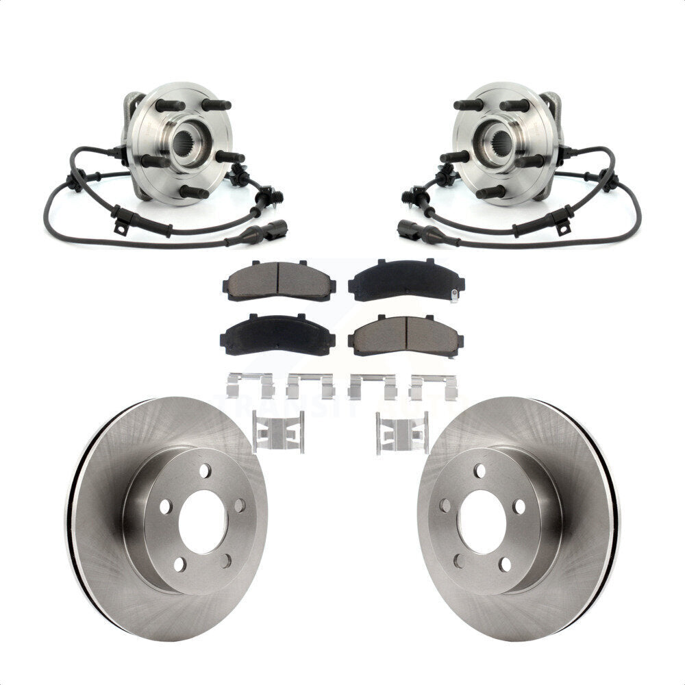 Kit de plaquettes de Rotor de frein à disque, roulement de moyeu avant, pour Ford Explorer Mercury Mountainee