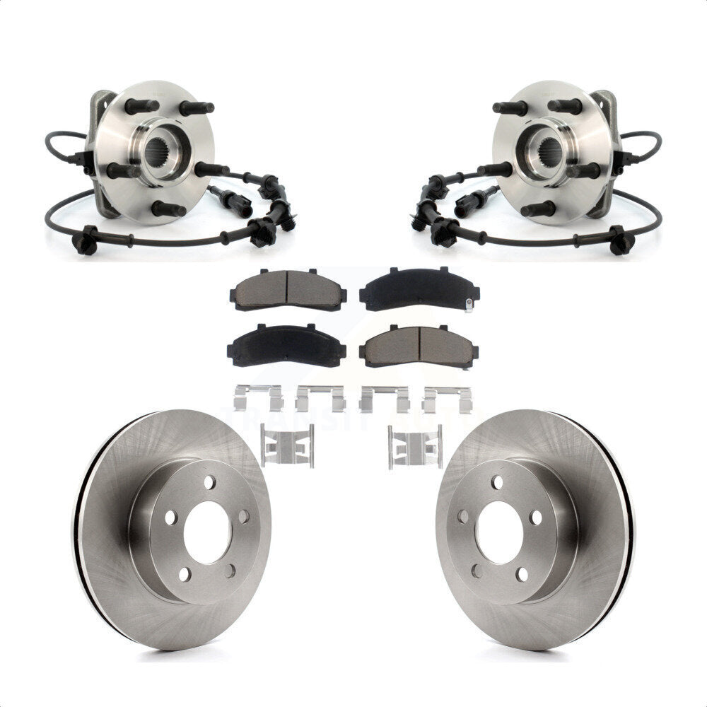 Kit de plaquettes de Rotor de frein, ensemble de roulements de moyeu avant, pour Ford Ranger Mazda B4000 B300