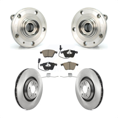 Ensemble de roulements de moyeu avant, Rotor de frein à disque et Kit de plaquettes pour Audi TT Quattro TT