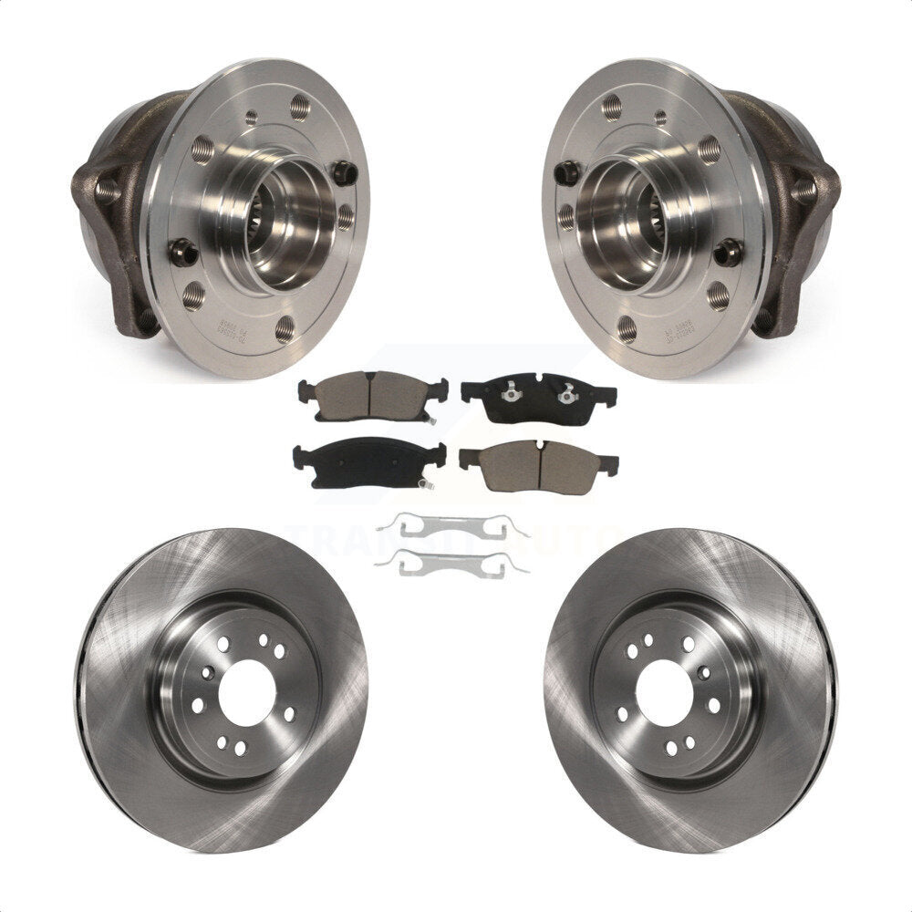 Kit de plaquettes de Rotor de frein à disque, roulement de moyeu avant, pour Mercedes-Benz ML350 GLE350 ML25