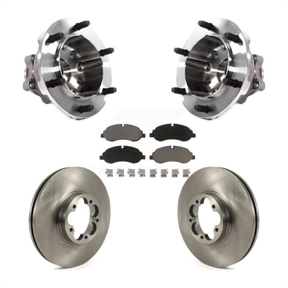 Ensemble de roulement de moyeu avant, Rotor de frein à disque et Kit de plaquettes pour Ford Transit-350 H