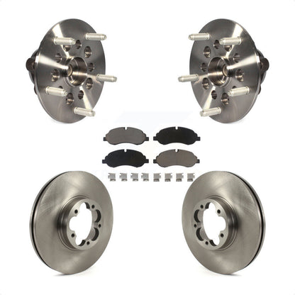 Ensemble de roulement de moyeu avant, Rotor de frein à disque et Kit de plaquettes pour Ford Transit-350 H