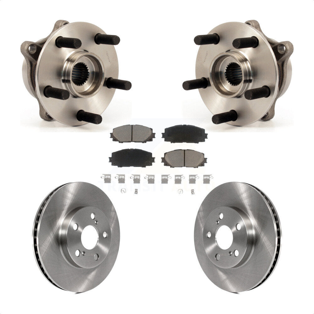 Kit de plaquettes de Rotor de frein à disque, roulement de moyeu avant, pour Toyota Prius Lexus CT200h Plug-I
