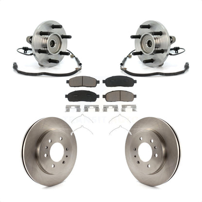 Ensemble de roulement de moyeu avant, Rotor de frein à disque et Kit de plaquettes pour Ford F-150 4W 2009