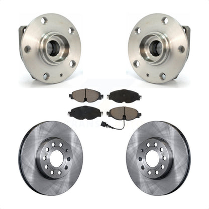 Kit de plaquettes de Rotor de frein à disque, roulement de moyeu avant, pour Volkswagen Golf SportWagen e-Gol