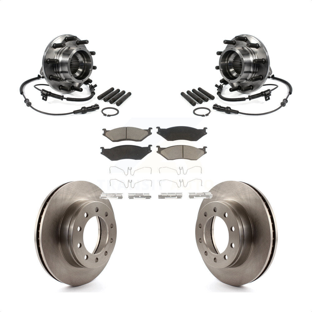 Kit de plaquettes de Rotor de frein, roulement de moyeu avant, pour Ford F-550 Super Duty 4 X 2005 – 2010