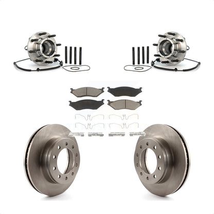 Kit de plaquettes de Rotor de frein à disque, roulement de moyeu avant, pour Ford 2010 Super Duty 4 X, F-550