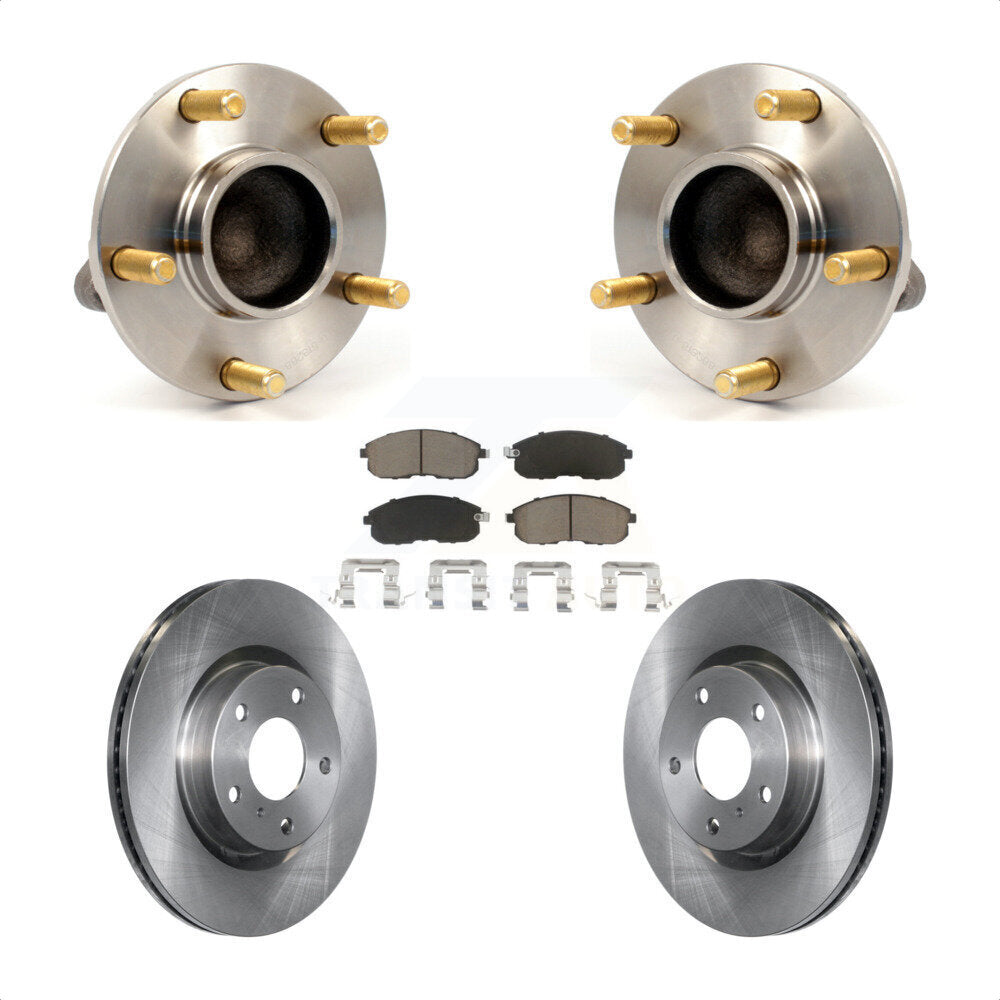 Kit de plaquettes de Rotor de frein à disque, ensemble de roulements de moyeu avant, pour Nissan 350Z INFINITI G3