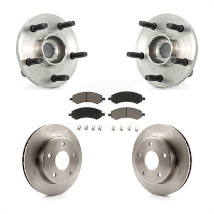 Kit de Rotor et plaquettes de frein à disque, roulement de moyeu avant, pour Dodge Dakota Mitsubishi Raide