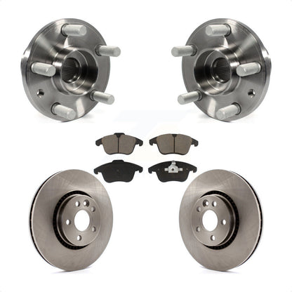 Kit de plaquettes de Rotor de frein à disque, ensemble de roulements de moyeu avant pour Land Rover LR 2008 – 2015