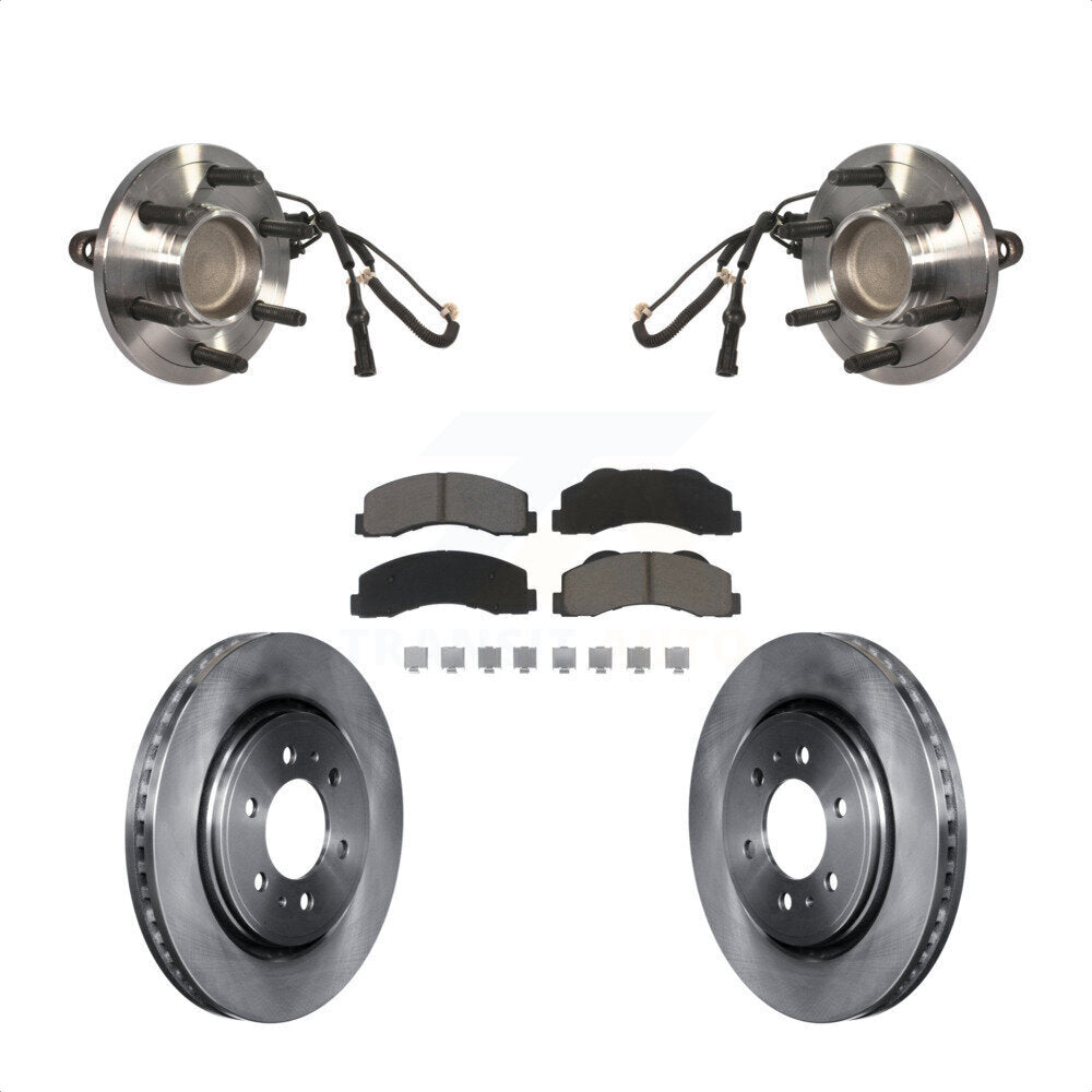Kit de plaquettes de Rotor de frein, roulement de moyeu avant, pour Ford Expedition Lincoln Navigator RW