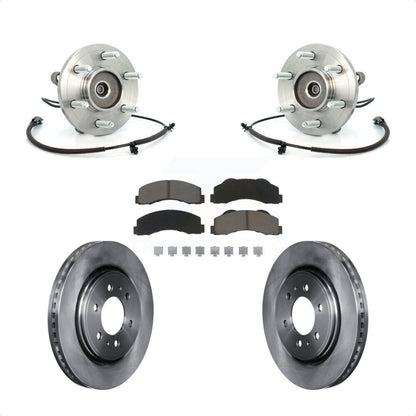 Kit de plaquettes de Rotor de frein, ensemble de roulements de moyeu avant, pour Ford F-150 Expedition Lincol