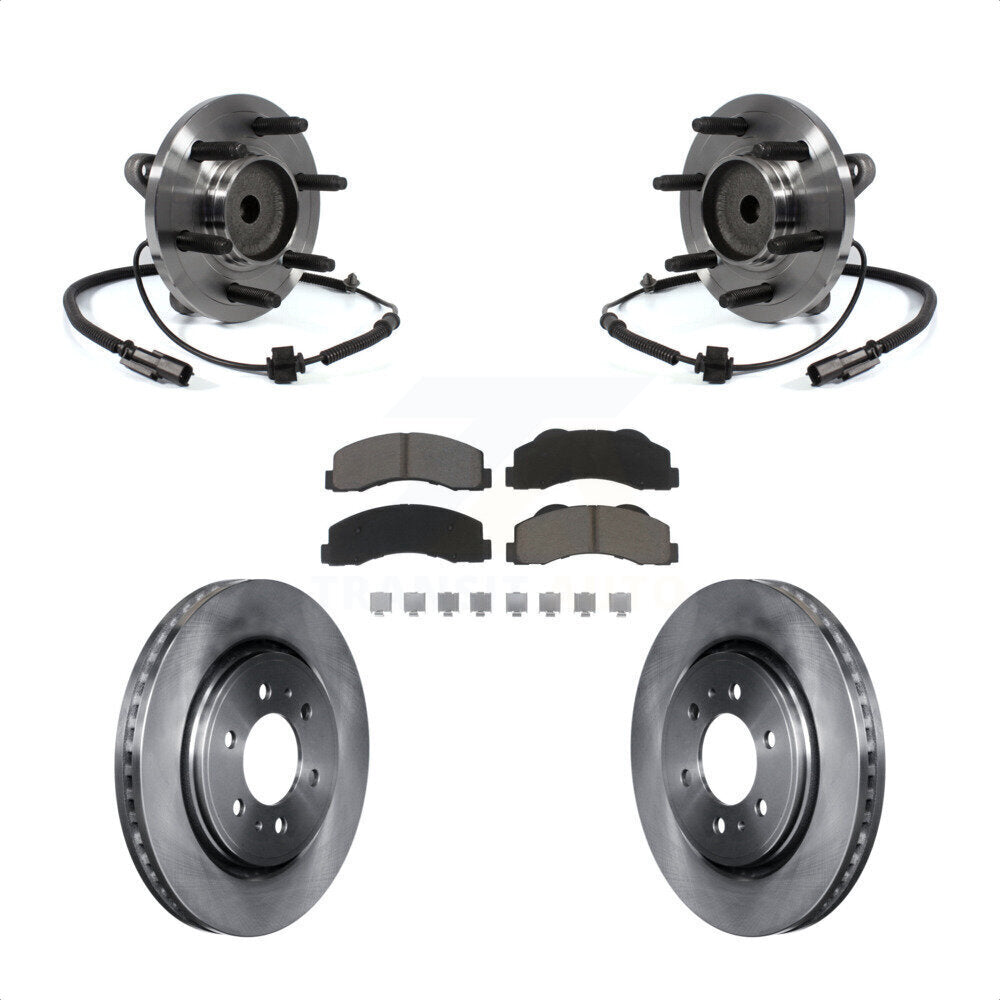 Kit de plaquettes de Rotor de frein à disque, roulement de moyeu avant, pour Ford F-150 Expedition Lincoln RW