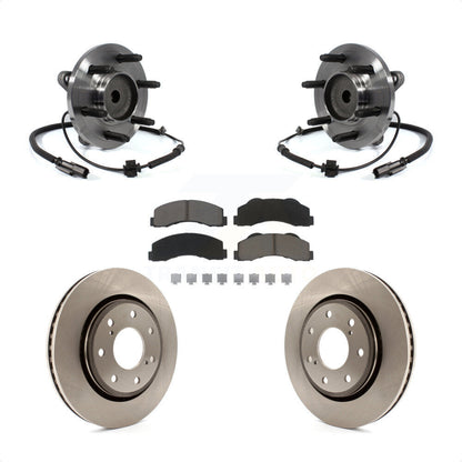 Kit de plaquettes de Rotor de frein, roulement de moyeu avant, pour Ford F-150 RWD 11-14, avec roue à 7 écrous