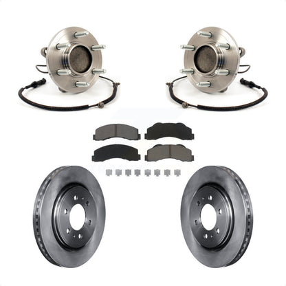 Ensemble de roulement de moyeu avant, Rotor de frein à disque et Kit de plaquettes pour Ford F-150 RW 2010