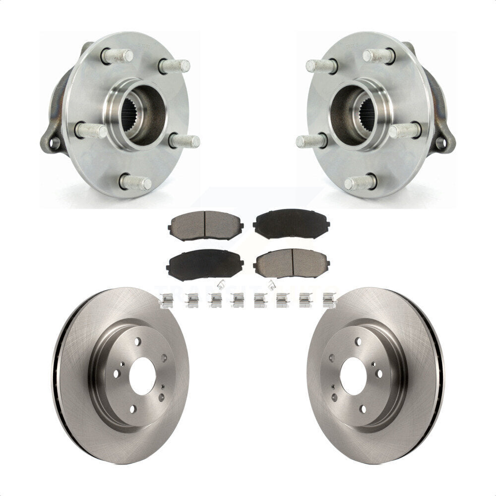 Ensemble de roulement de moyeu avant, Kit de plaquettes de Rotor de frein pour Suzuki Grand Vitar 2006 – 2013