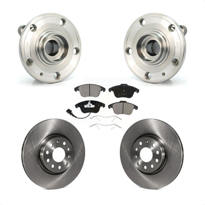 Kit de plaquettes de Rotor de frein à disque, roulement de moyeu avant, pour Volkswagen Tiguan Passat Audi Q
