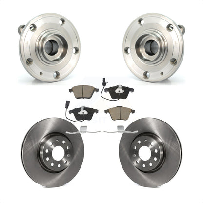 Ensemble de roulements de moyeu avant, Rotors et plaquettes de frein à disque, Kit pour Volkswagen CC