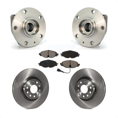 Kit de plaquettes de Rotor de frein à disque, ensemble de roulements de moyeu avant, pour Volkswagen Golf Alltrac