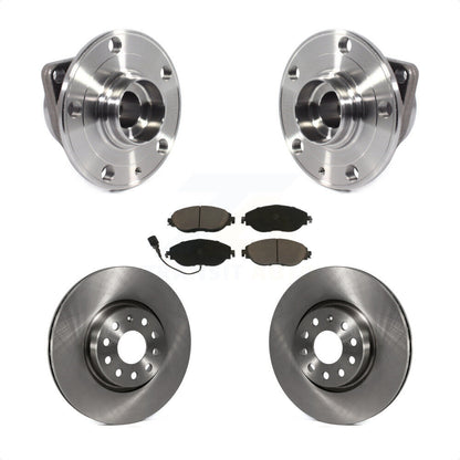 Kit de Rotor et plaquettes de frein à disque, ensemble de roulements de moyeu avant pour Volkswagen GTI Arteo
