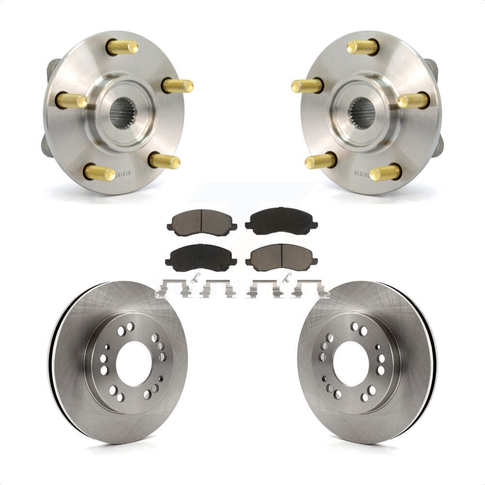 Kit de Rotor et plaquettes de frein, roulement de moyeu avant, pour Mitsubishi Eclipse Galant 2001 2.4