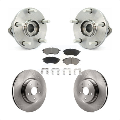Ensemble de roulement de moyeu avant, Kit de plaquettes de Rotor de frein à disque pour Subaru Tribec 2008 – 2014