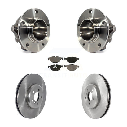 Ensemble de roulement de moyeu avant, Rotor de frein à disque et Kit de plaquettes pour BMW 750i 550i GT 750L