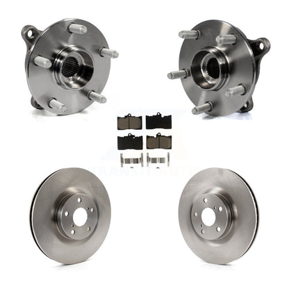 Kit de Rotor et plaquettes de frein, roulement de moyeu avant (5 pièces) pour Lexus IS300 IS350 GS350 RC35