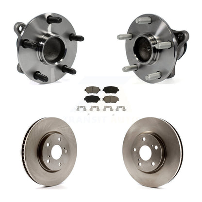 Kit de plaquettes de Rotor de frein à disque, ensemble de roulements de moyeu avant (5 pièces) pour Lexus IS250 GS30