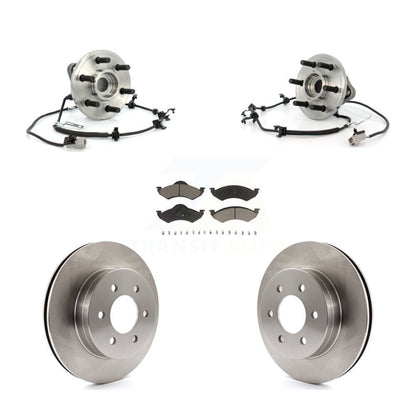 Kit de rotor et plaquettes de frein à disque, roulement de moyeu avant, pour Dodge Dakota Durang 2000 – 2002