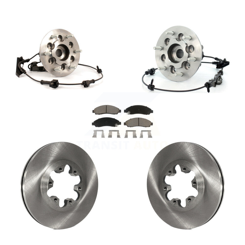 Kit de Rotor et plaquettes de frein, roulement de moyeu avant, pour Chevrolet Colorado GMC Canyon Isuz