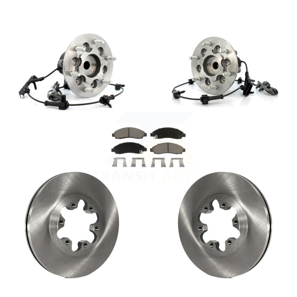 Kit de plaquettes de Rotor de frein à disque, roulement de moyeu avant, pour Chevrolet Colorado GMC Canyon RW