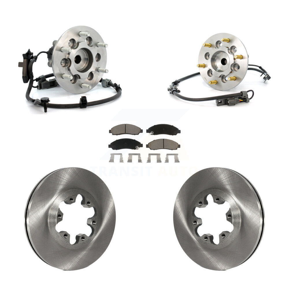 Kit de Rotor et plaquettes de frein, roulement de moyeu avant, pour Chevrolet Colorado GMC Canyon Isuz