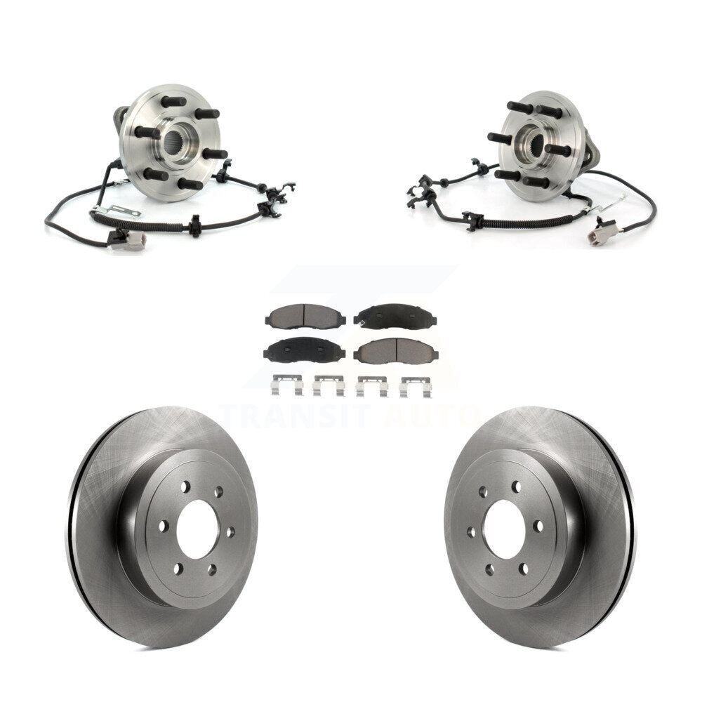 Kit de plaquettes de Rotor de frein à disque, roulement de moyeu avant, pour Dodge Dakota 4WD avec 4 roues AB