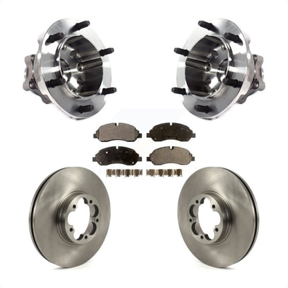 Ensemble de roulement de moyeu avant, Rotor de frein à disque et Kit de plaquettes pour Ford Transit-350 H