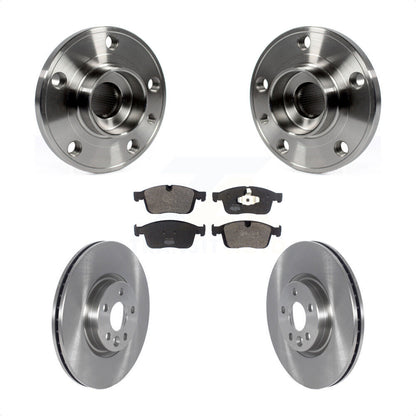 Kit de rotors et plaquettes de frein à disque d'assemblage de roulement de moyeu avant pour Volvo XC60