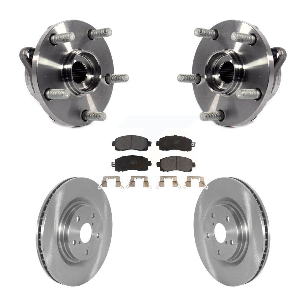 Kit de Rotor et plaquettes de frein à disque, roulement de moyeu avant, pour Subaru Forester Outback Legac